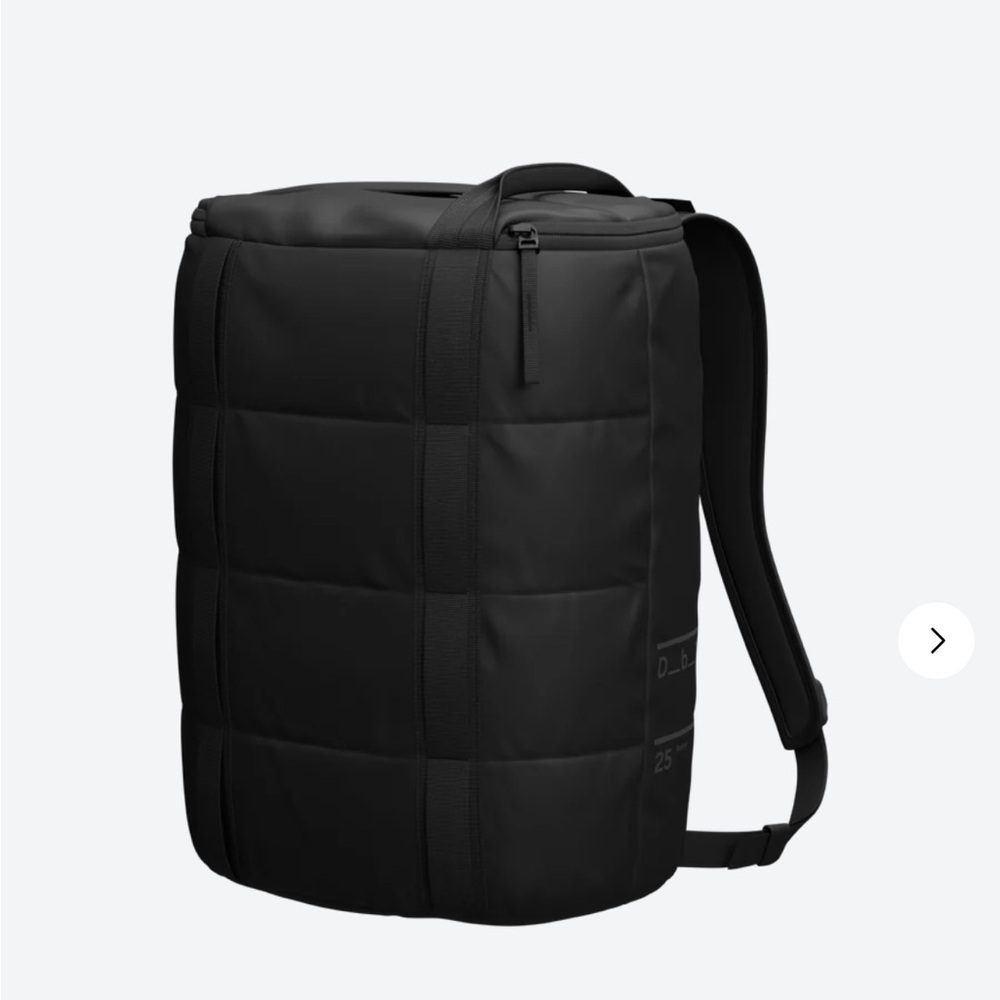 d_b_  Quilted Backpack - Sleek Everyday Carry in black
